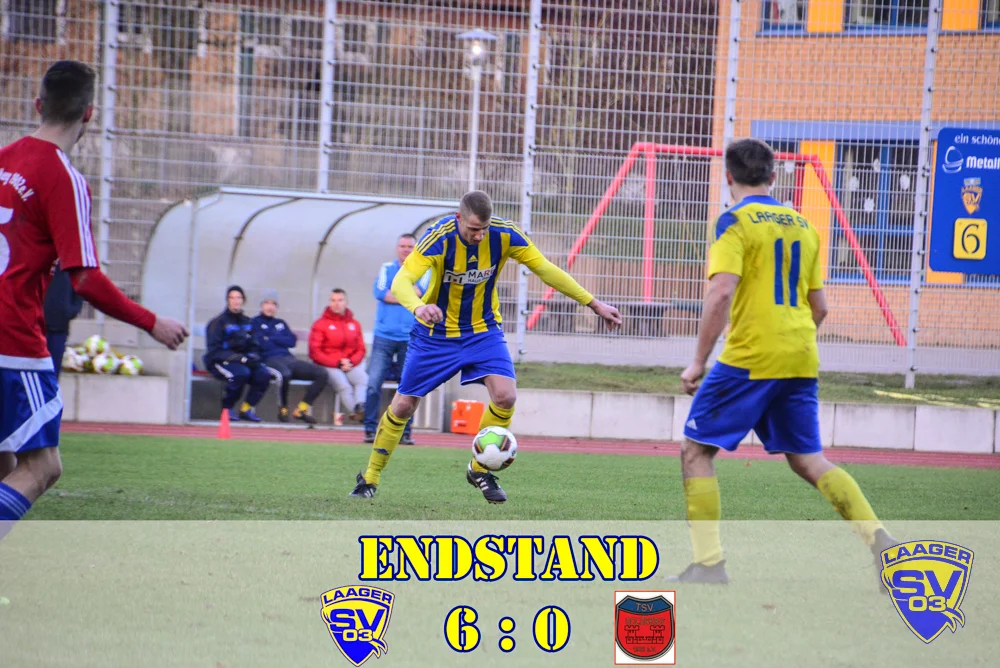 Laager SV : TSV Goldberg 6:0 (3:0)