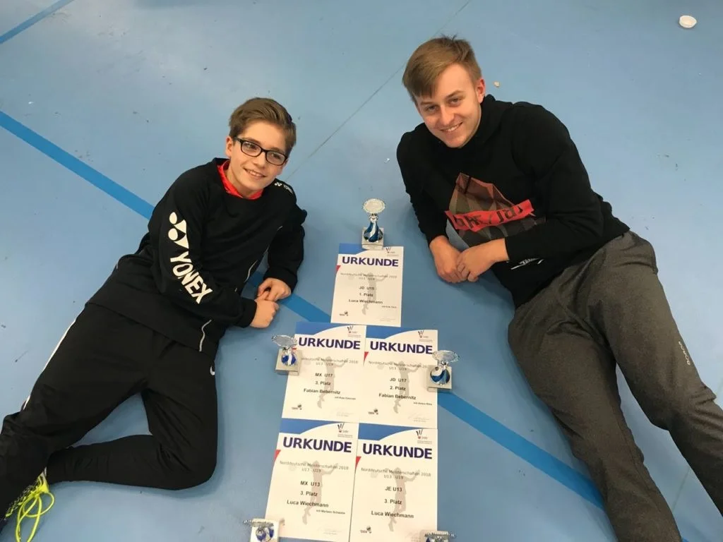 Erfolgreich auf der Norddeutschen Meisterschaft 2018: Fabian Bebernitz (BSC95 Schwerin) und Luca Wiechmann (Güstrower SC). FOTO: BSC 95