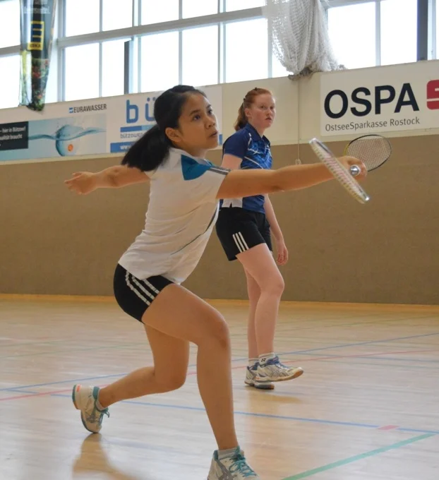 Madeleine Hardt und Ly Nguyen schlugen erfolgreich für den BSC II auf. Archivfoto: © BSC 95 Schwerin