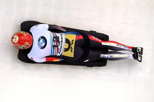 Die deutsche Erfolgsskeletona Tina Hermann beim Weltcup in Altenberg im Januar 2018. Copyright: BSD/Dietmar Reker