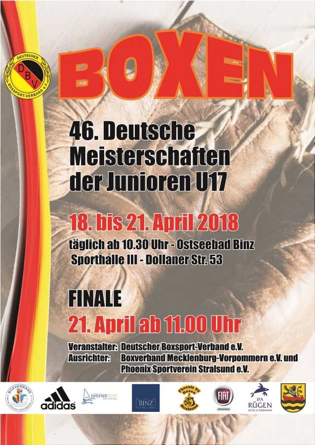 46. Deutsche Juniorenmeisterschaften im Boxen 2018