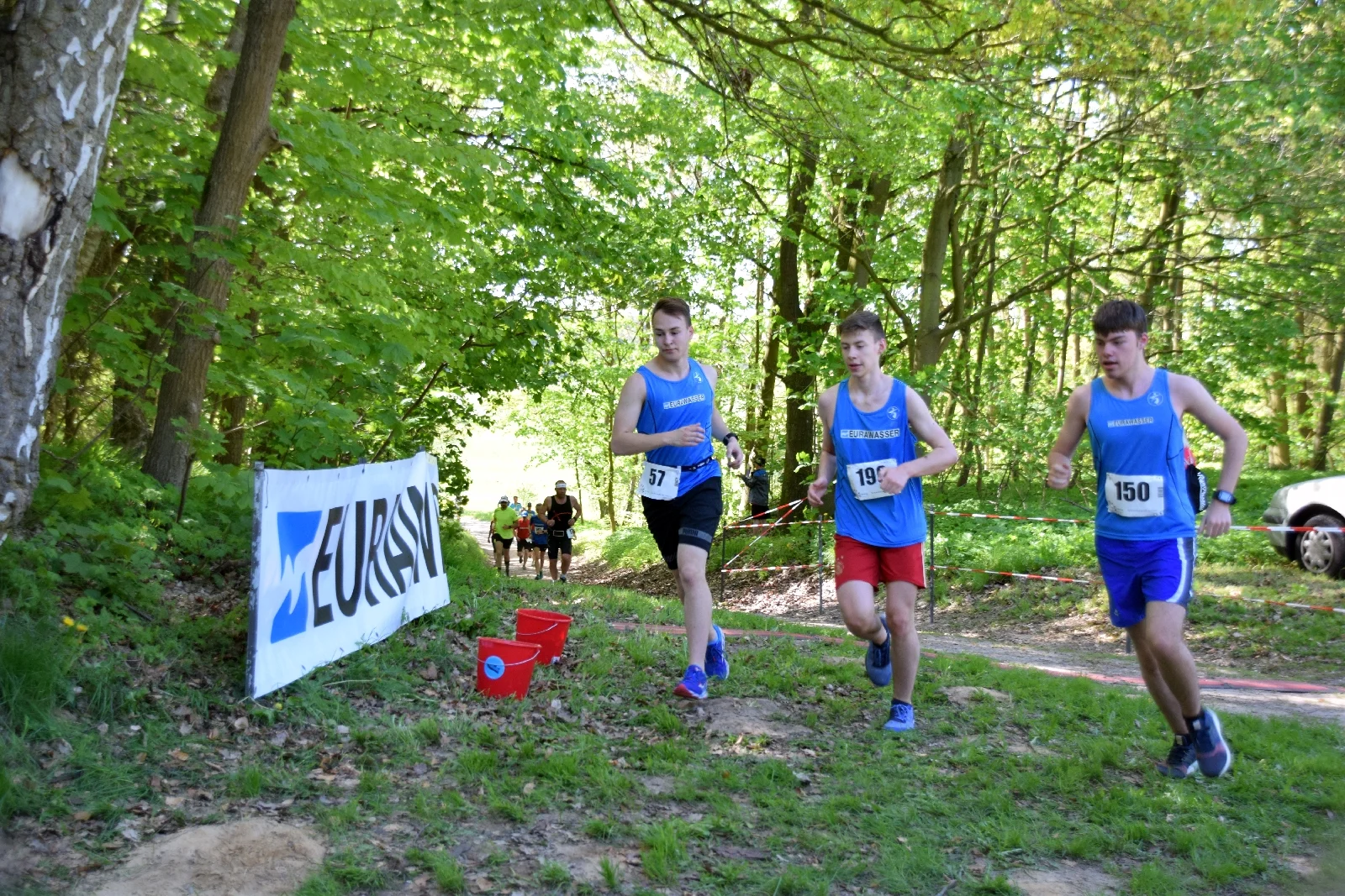 Das Foto zeigt Laager Ausdauersportler auf der Strecke. Foto: Björn Schneider