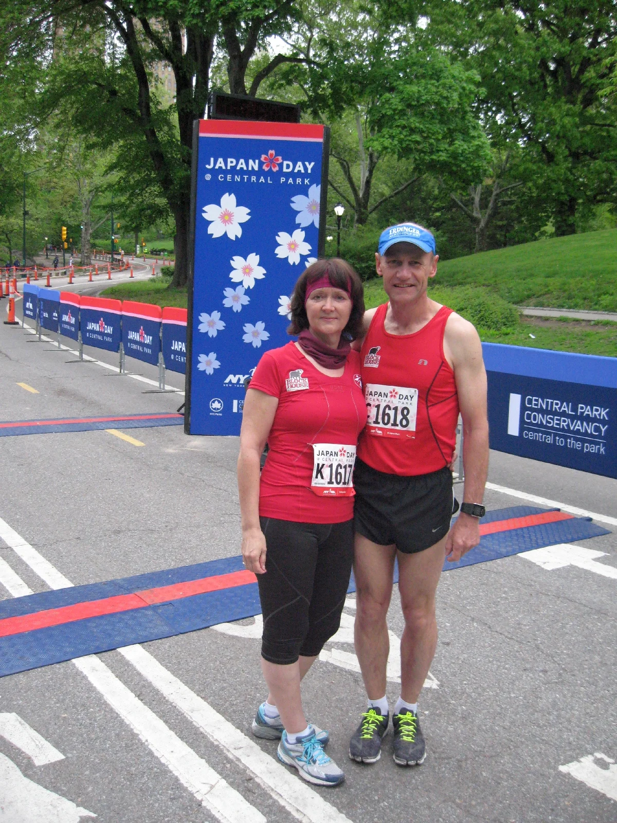 Das Foto zeigt beide vor dem Start.Foto: privat