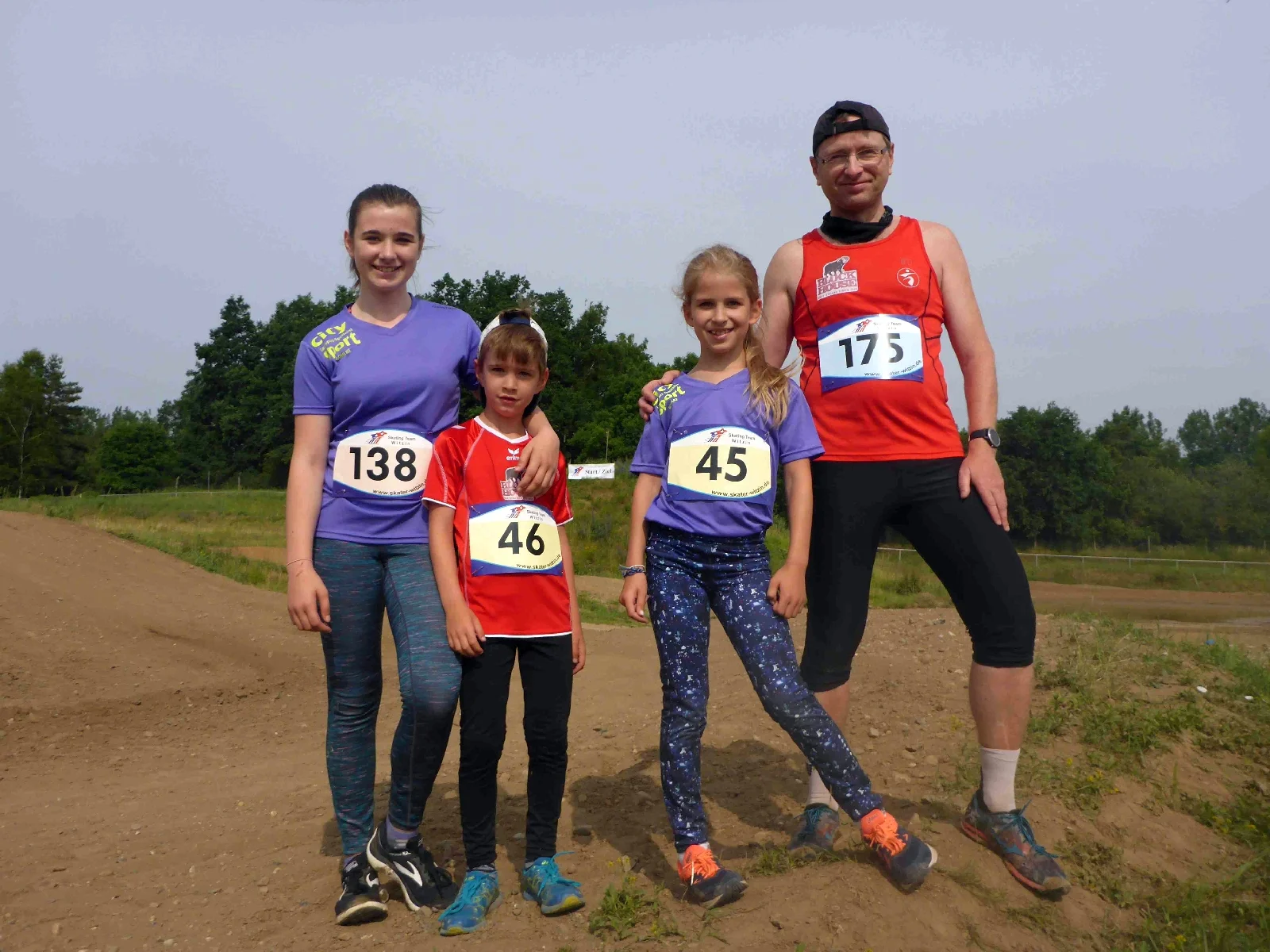 Das Foto zeigt Josephine, Erik, Florentine und Steffen. Foto: SC Laage