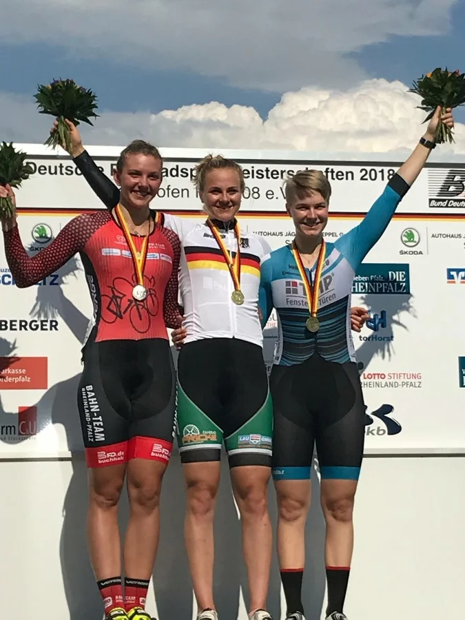 Lea Sophie Friedrich gewinnt 5x Gold bei Bahnrad-DM