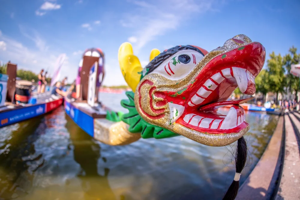 Erste Zwischenbilanz beim 27. Drachenbootfestival am Pfaffenteich