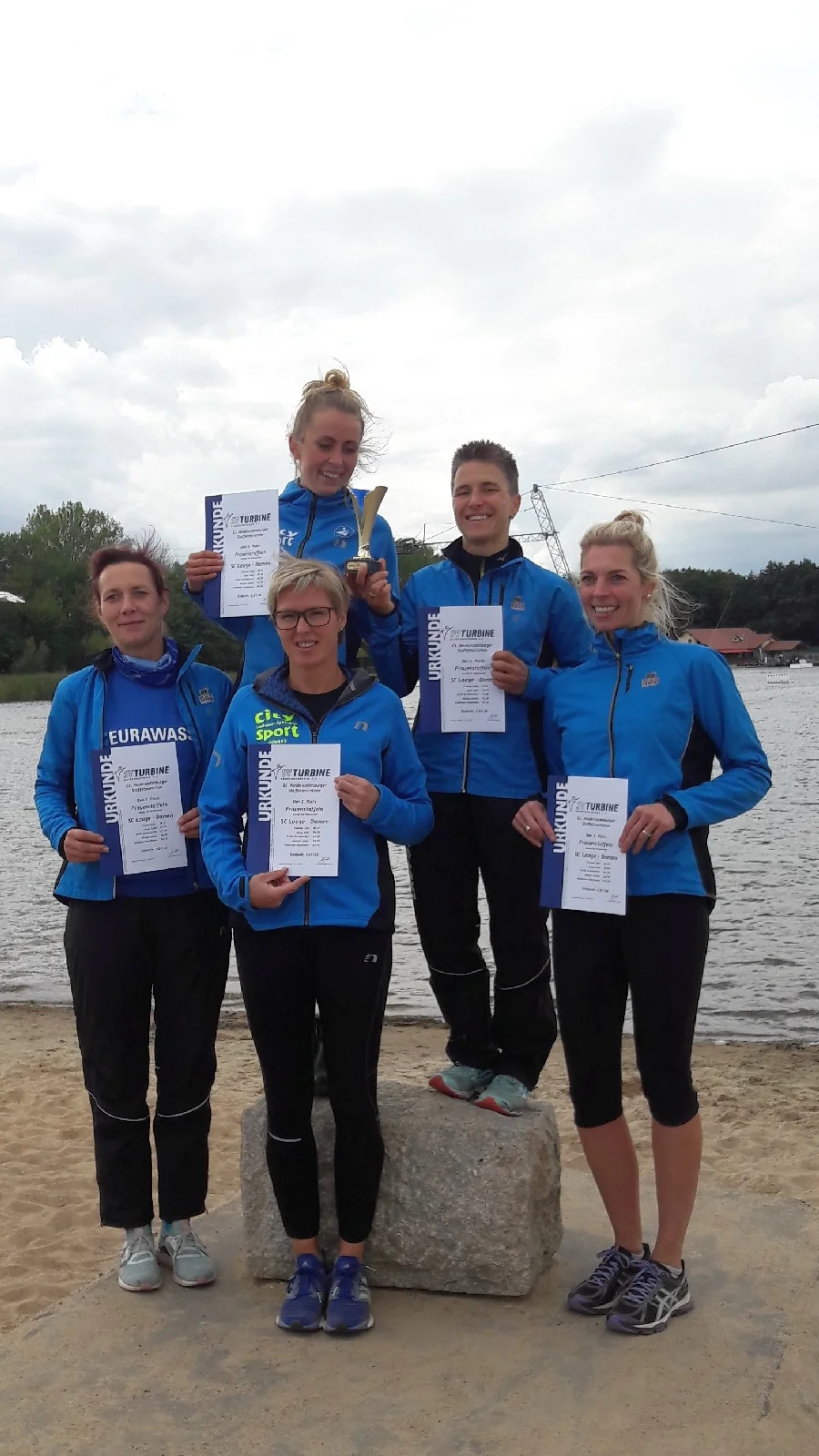 Das Foto zeigt das schnelle Frauenteam des SC Laage. Foto: A. Stache