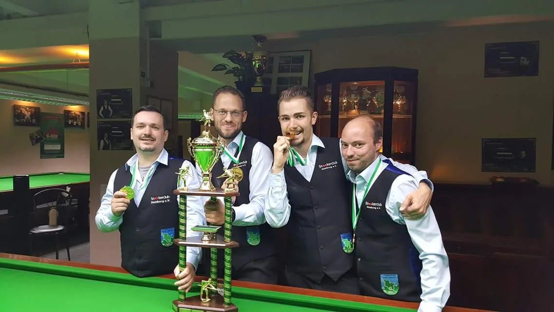 Schwerin wird Vizemeister beim Snooker-Teampokal