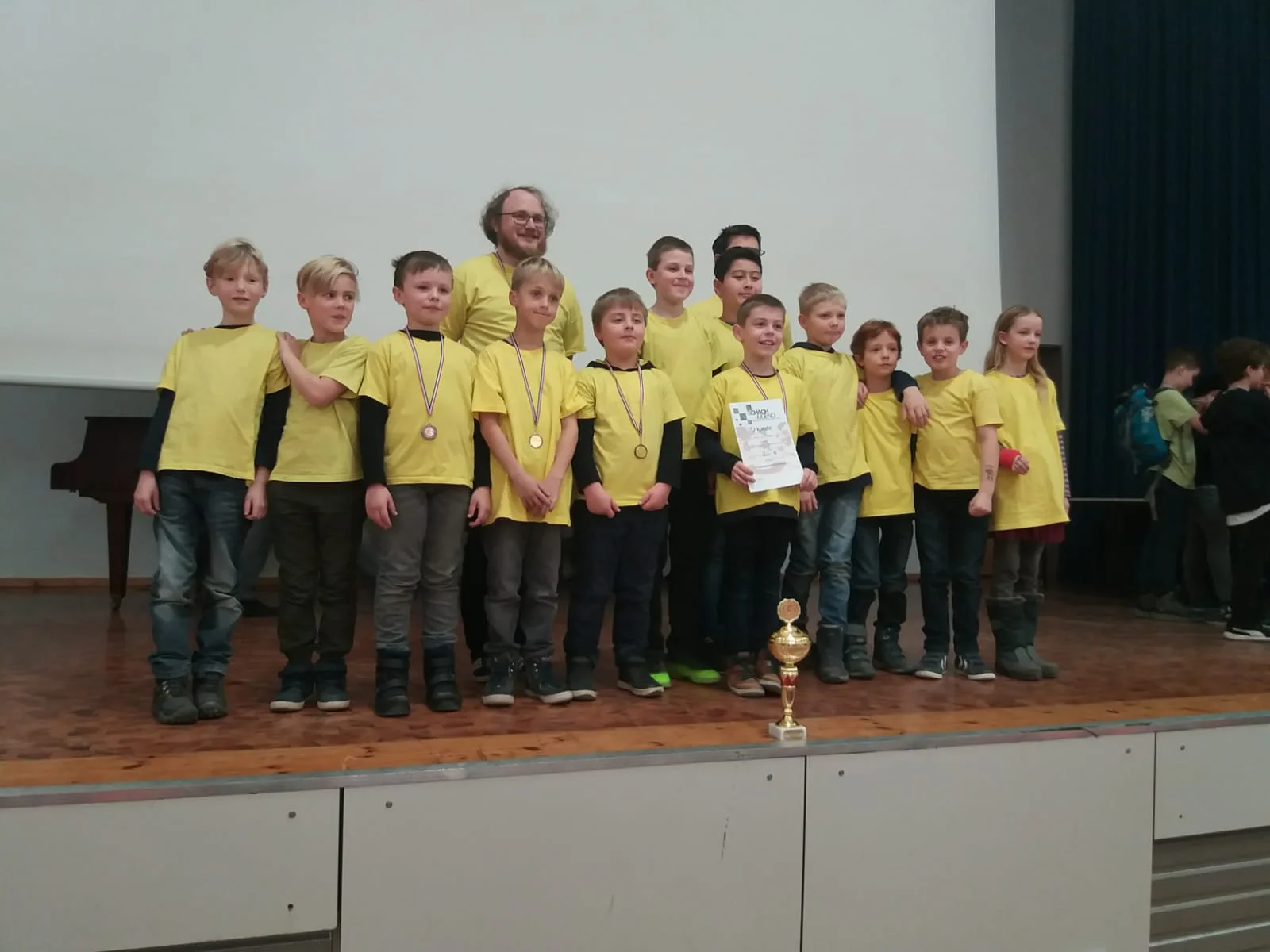 Schulschachteam der Grundschule Lichtenhagen (FOTO: Hans-Joachim Engel)
