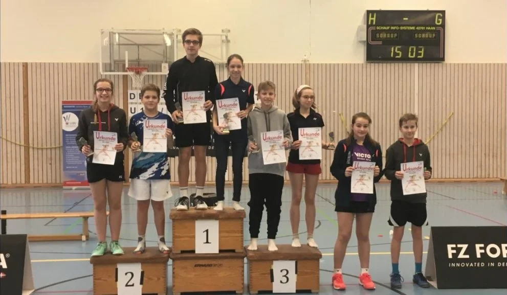 Gold für Luca im Mixed (Foto: BSC 95 Schwerin)