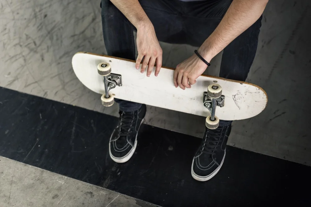 Skateboardfahrer – Symbolbild