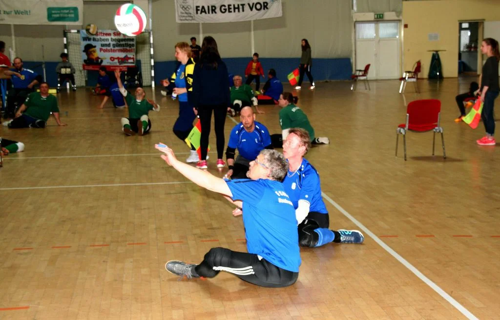 Die Gastgeber in Aktion. Foto: FSVB