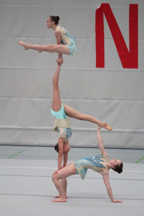 Das Junioren I –Trio mit Anouk König, Julia Gawer und Julia Cazac. Foto: VfL Schwerin