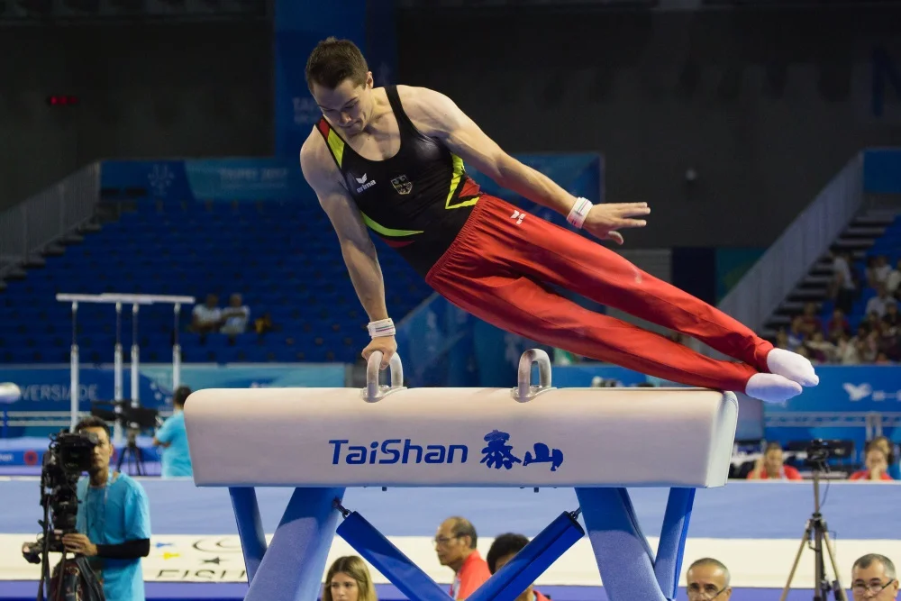 Gerätturnen bei der Universiade in Taipeh 2017 – Foto: © adh / Arndt Falter Gerätturnen bei der Universiade in Taipeh 2017 - Foto: © adh / Arndt Falter