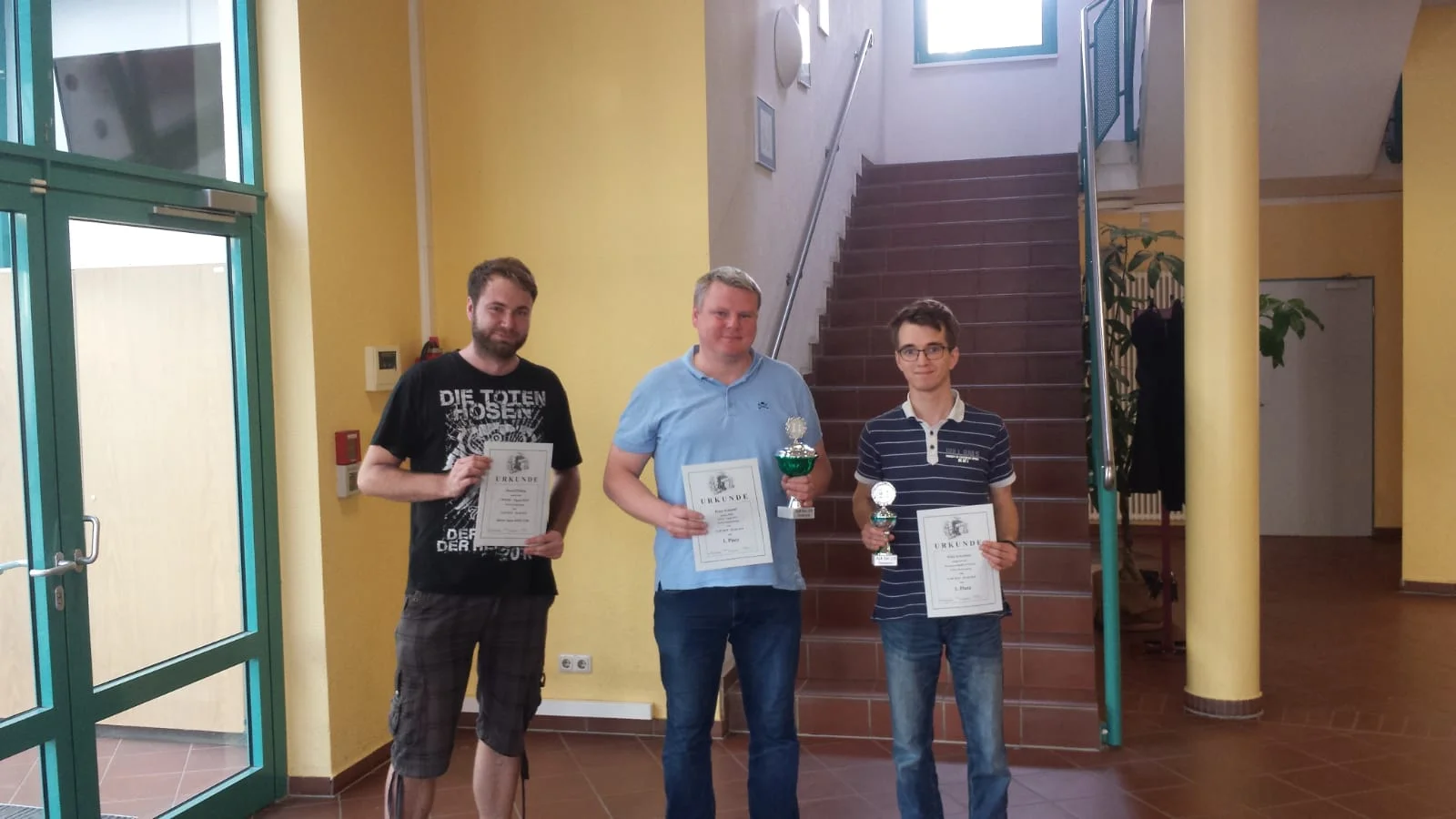 von links nach rechts: Daniel Philipp, Peter Schmidt, Felix Schreiber (Foto: SC Mecklenburger Springer)