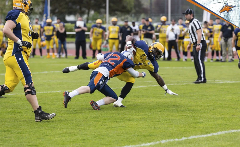 Running Back Khairi Dickson (Fighting Pirates) ist der Topscorer der GFL 2 auch in diesem Jahr. Foto: Griffins Media Team