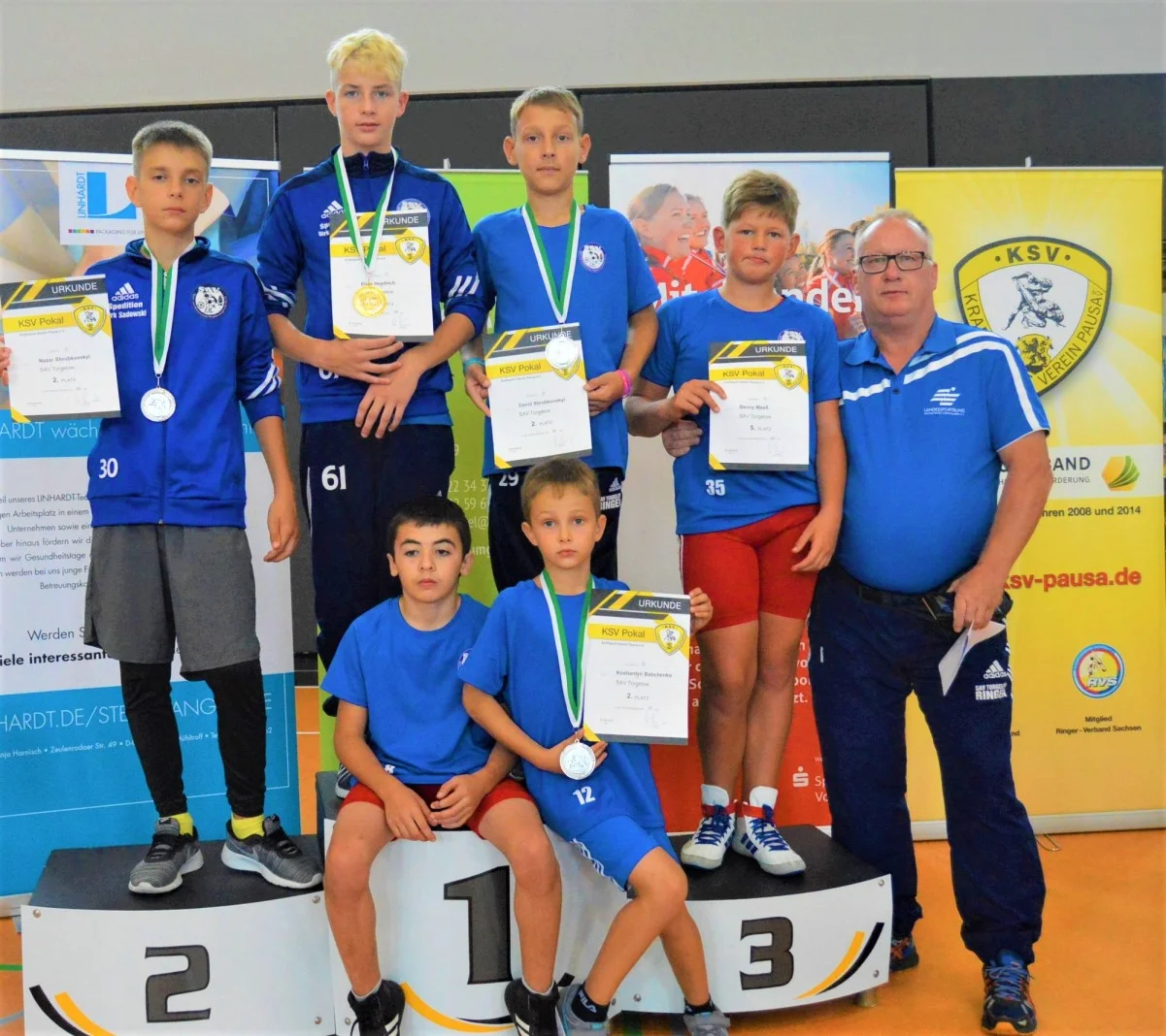 Ringer kommen mit 4 Medaillen aus dem Vogtland zurück