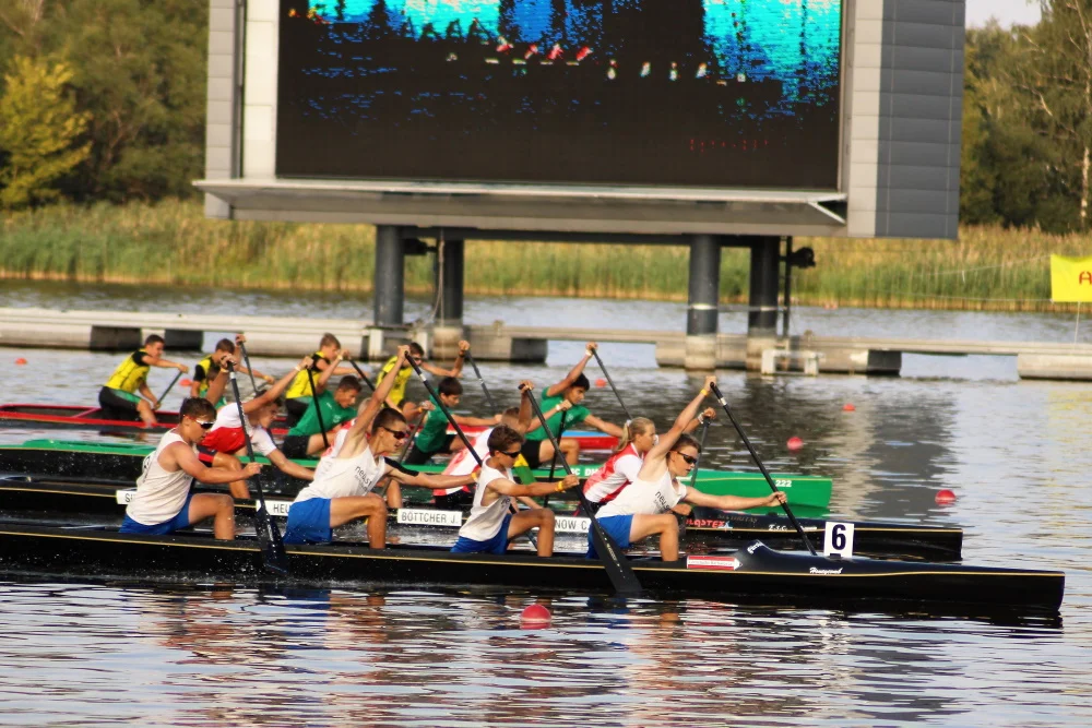 Deutschen Meisterschaft 2019 – Endlauf der Vierercanadier über 500 Meter. Foto: Thomas Frank DM-Endlauf der Vierercanadier über 500 Meter. Foto: Thomas Frank - Malchiner Kanuclub