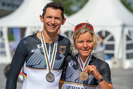 Teuber und Schindler rasen zu Silber