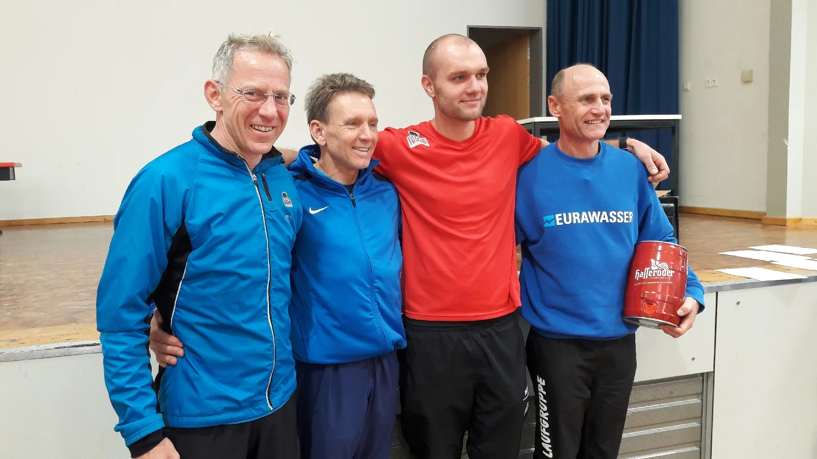 Das Foto zeigt das erfolgreiche 10 Meilen Team: Stefan Grobbecker, Peter Zettl, Jens Beu und Bernd Jänike. Foto: André Stache