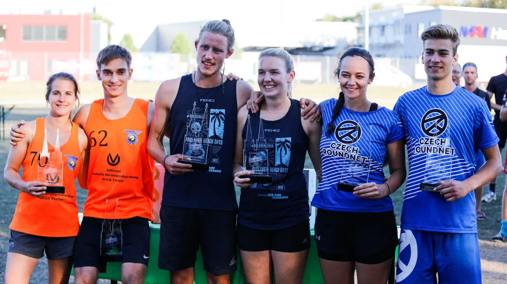 Die Gewinner in der Mixed-Wertung bei der Roundnet-EM 2019 - Foto: Spikeball-Club Köln