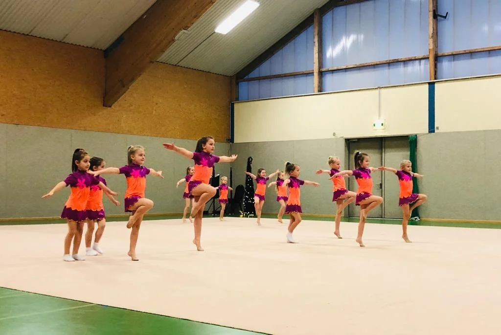 Die jüngsten Sportgymnastinnen des FSV Bentwisch. Foto: Verein Die jüngsten Sportgymnastinnen des FSV Bentwisch beim sportlichen Jahresausklang. Foto: Verein