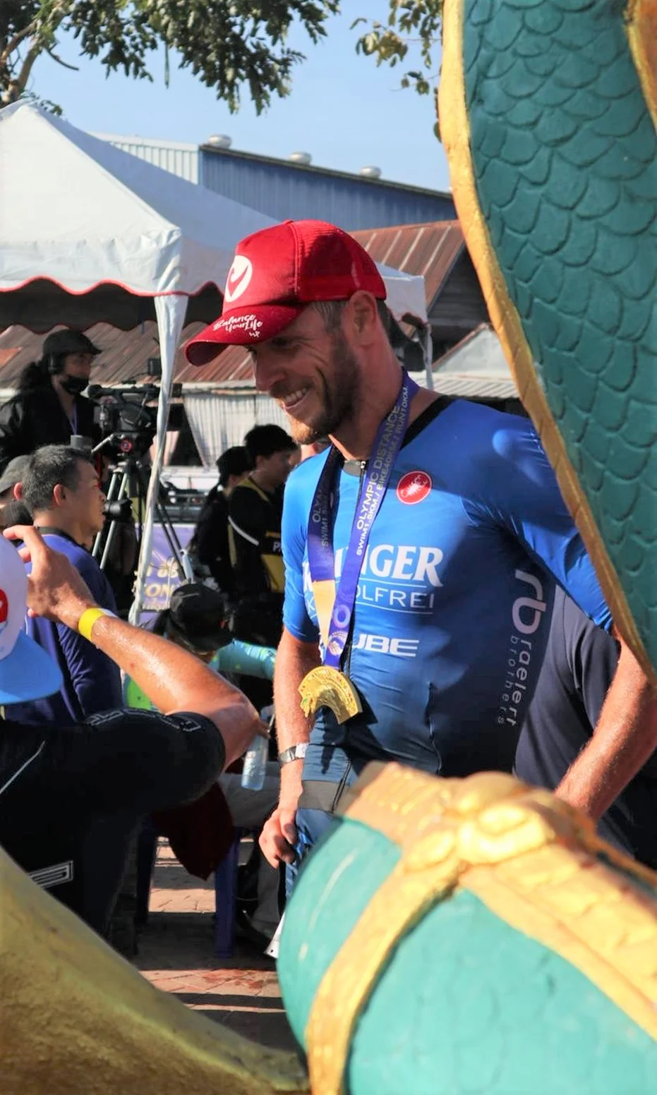 Michael Raelert bei einem früheren Triathlon - Foto: Raelert-Brothers