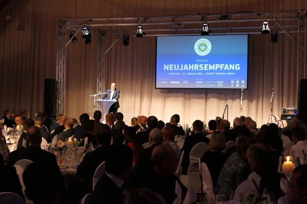Neujahrsempfang 2020 des Landesfußballverband Mecklenburg-Vorpommern. FOTO: LFV Neujahrsempfang 2020 des Landesfußballverband Mecklenburg-Vorpommern. FOTO: LFV