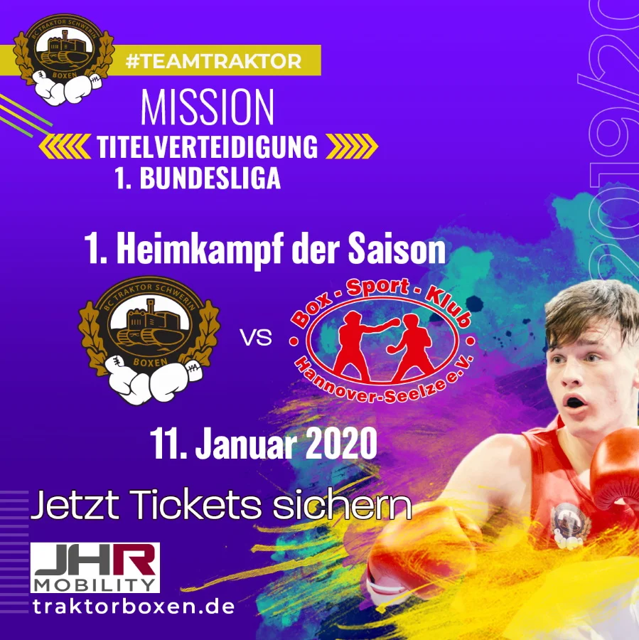 Traktor-Boxer trainieren zwischen den Feiertagen