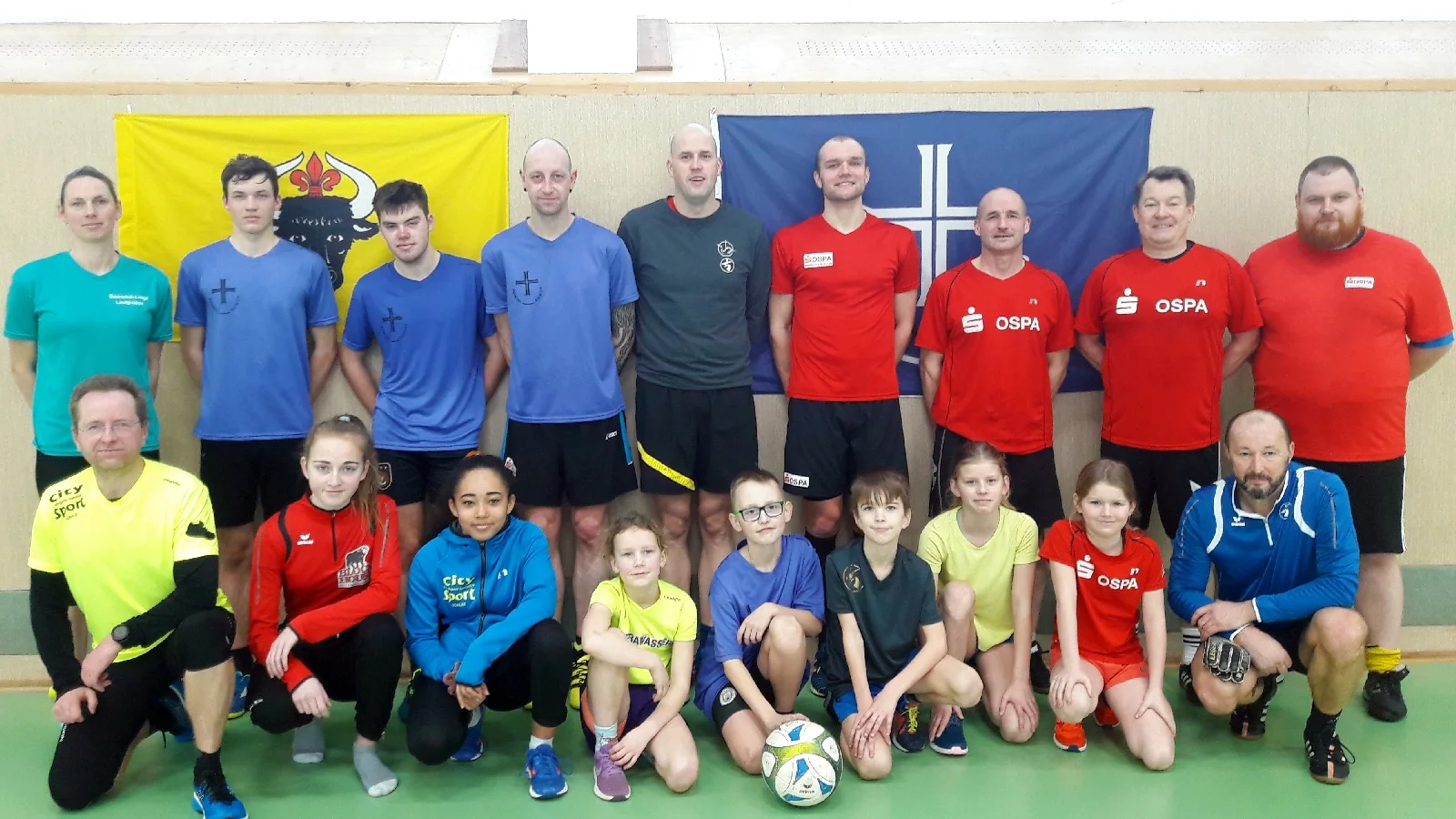 Das Foto zeigt Teilnehmer des Familienfußballtages. Foto: A.Stache