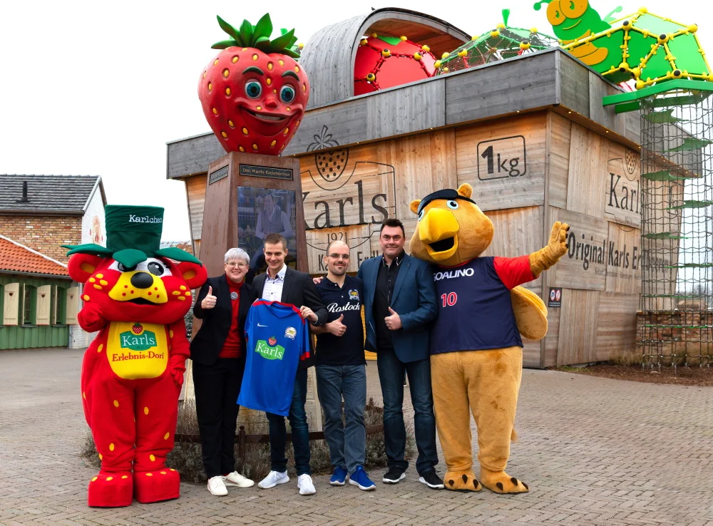 Karls neuer Hauptsponsor bei den Goalballern des RGC Hansa
