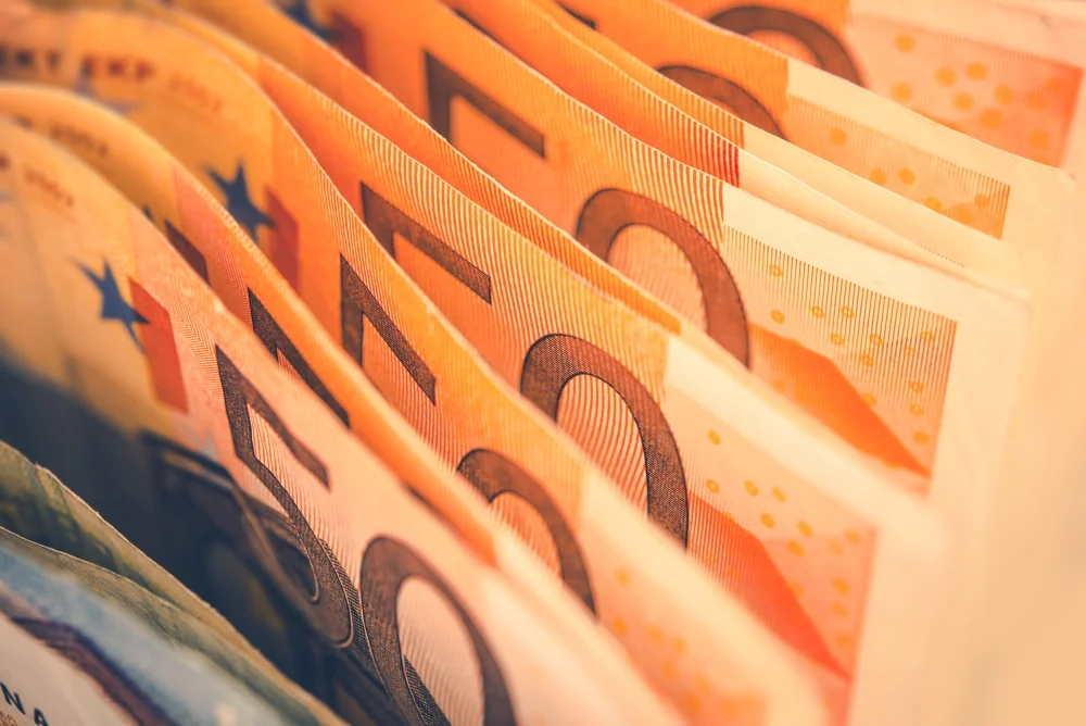 Symbolbild 50 Euro Banknoten