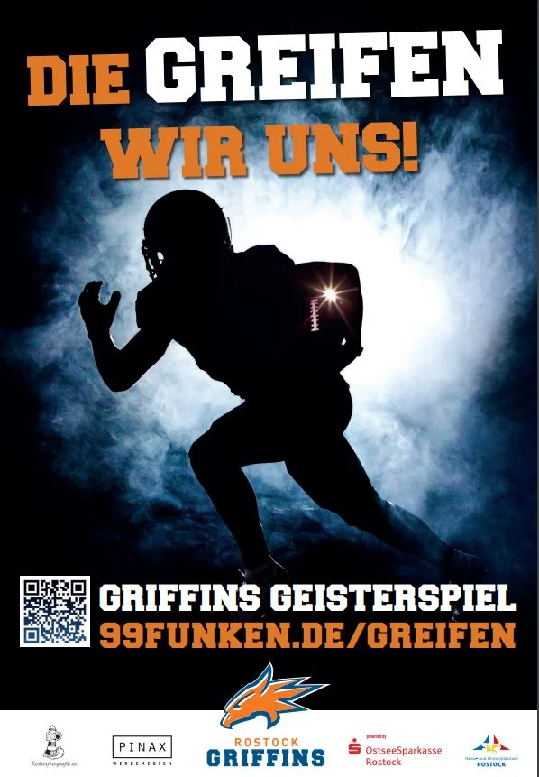 Die Greifen wir uns - Neues GRIFFINS Crowdfunding | 99funken plakat