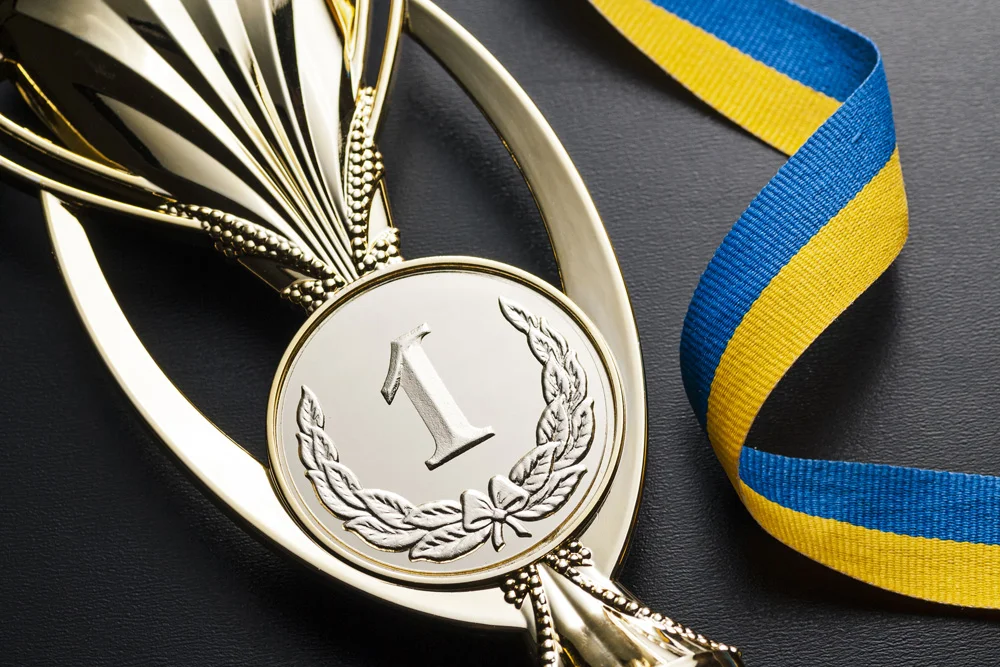 Goldmedaille erster Platz im Sport durch Insant Change Methode | Stockfoto: envato elements