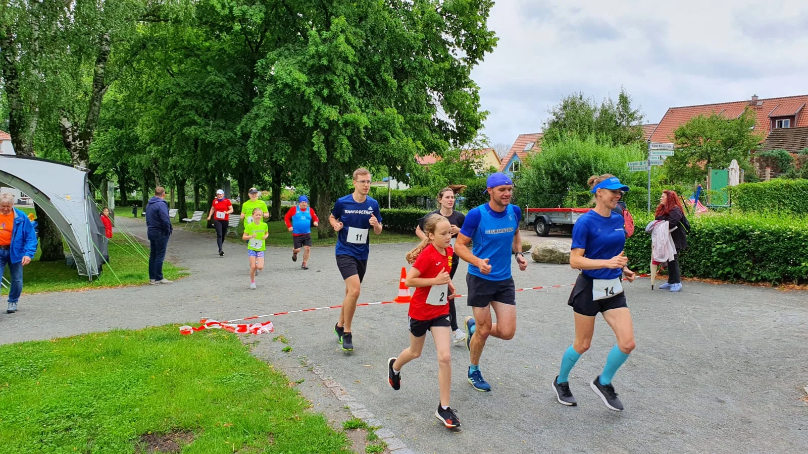 Trainingslauf in Krakow am See