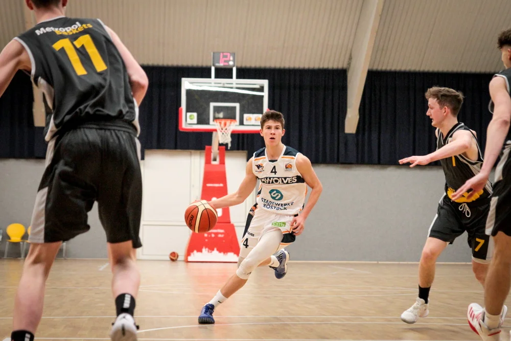 Nachwuchsspieler Svante Schmundt. Foto: Tobias Hahn Nachwuchsspieler der Rostock Seawolves: Svante Schmundt. Foto: Tobias Hahn