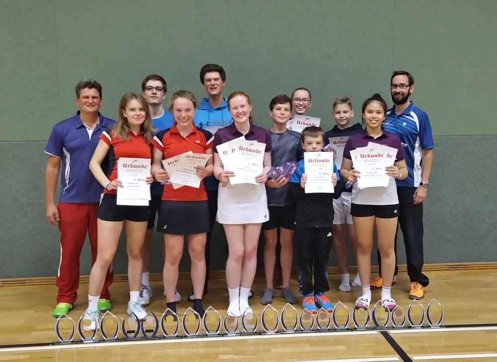 Schwerins Badminton-Asse holten 9x Gold, 3x Silber und 5x Bronze bei den Landesmeisterschaften in Güstrow. Foto: BSC 95 Schwerin Schwerins Badminton-Asse holten 9x Gold, 3x Silber und 5x Bronze bei den Landesmeisterschaften in Güstrow. Foto: BSC 95 Schwerin