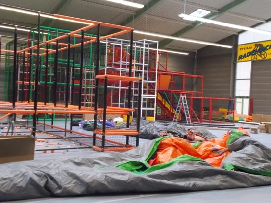 SpielPark im belasso - Bauphase am 6.3.2019. Foto: M.M.