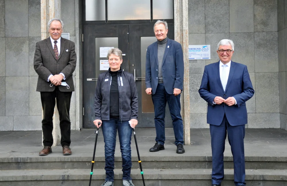 DBS-Präsident Beucher verdeutlicht die Bedeutung des Sporttreibens für Menschen mit Behinderung. Foto: Bernd Paetz