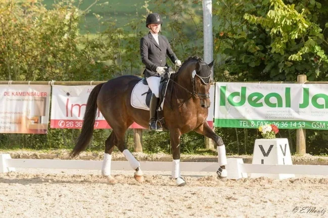Saskia Deutz mit Soyala anlässlich des Turniers in Hünsdorf © Emile Mentz