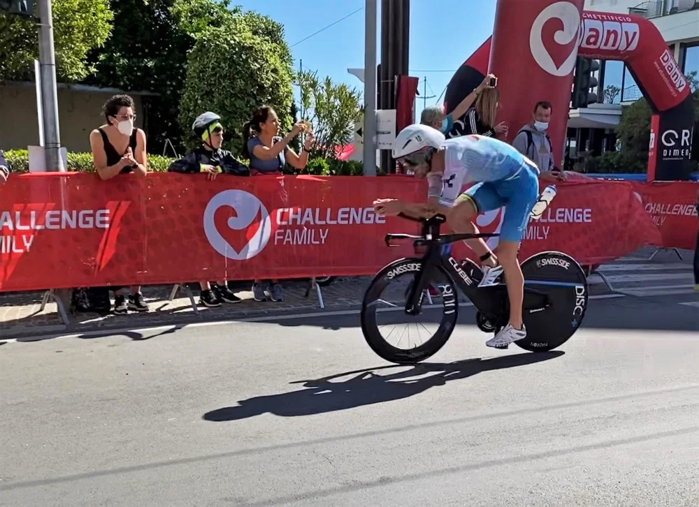 Michael Raelert bei der Challenge Riccione | Foto: Raelert-Brothers