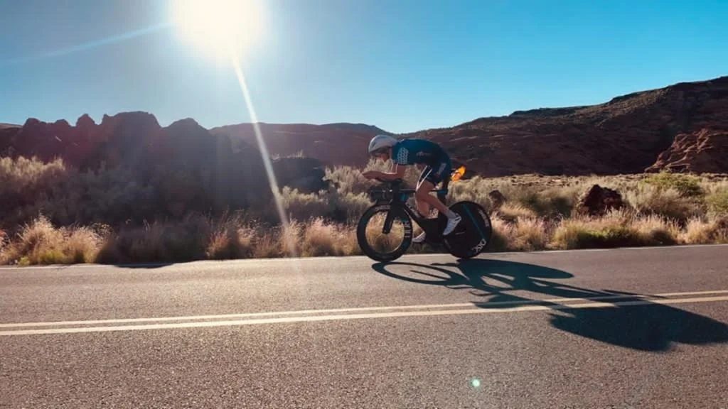 Michael Raelert bei der Ironman 70.3 St. George North American Championship | Foto: Raelert-Brothers