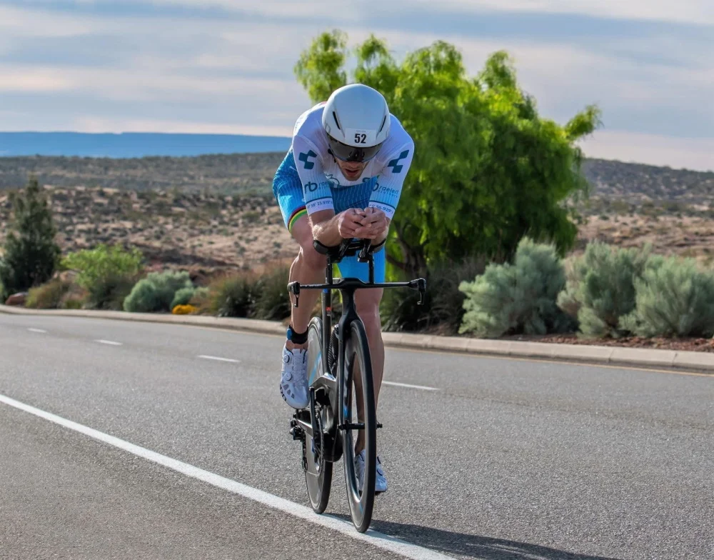 Michael Raelert beim Ironman 70.3 St. George. | Foto: Raelert-Brothers Michael Raelert beim Ironman 70.3 St. George. | Foto: Raelert-Brothers