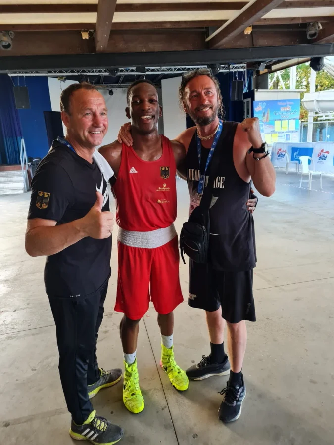 Traktor-Boxer im Finale: Kevin Boakye Schumann kämpft um EM-Gold