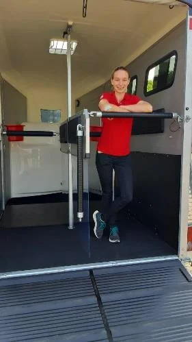 Alina Roß auf dem Weg zur WM in Budapest