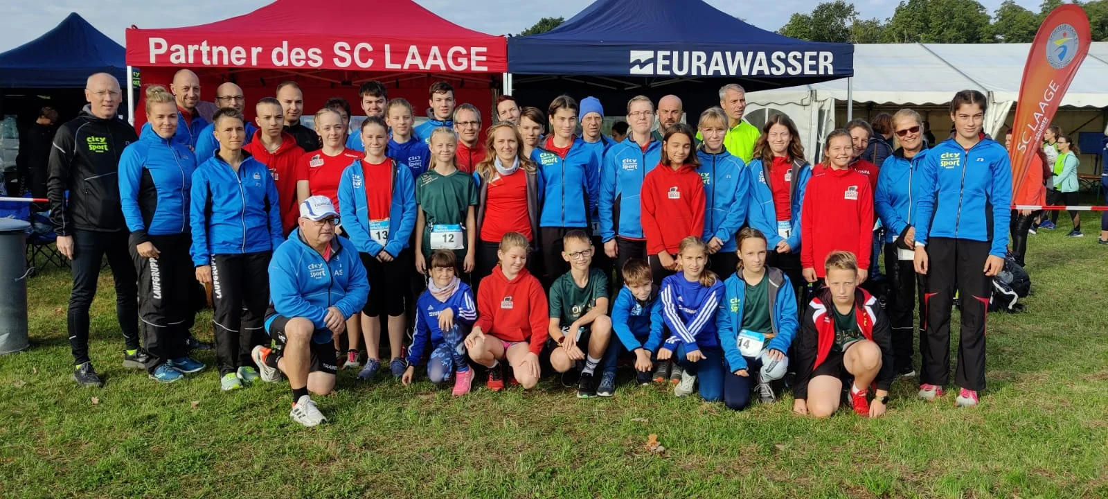 Das Foto zeigt die Abordnung des SC Laage. Foto: Christine Boldt