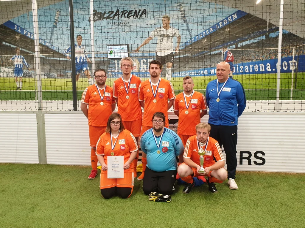 Fußball-Team der Hagenower Werkstätten | Foto: Lars Pickardt