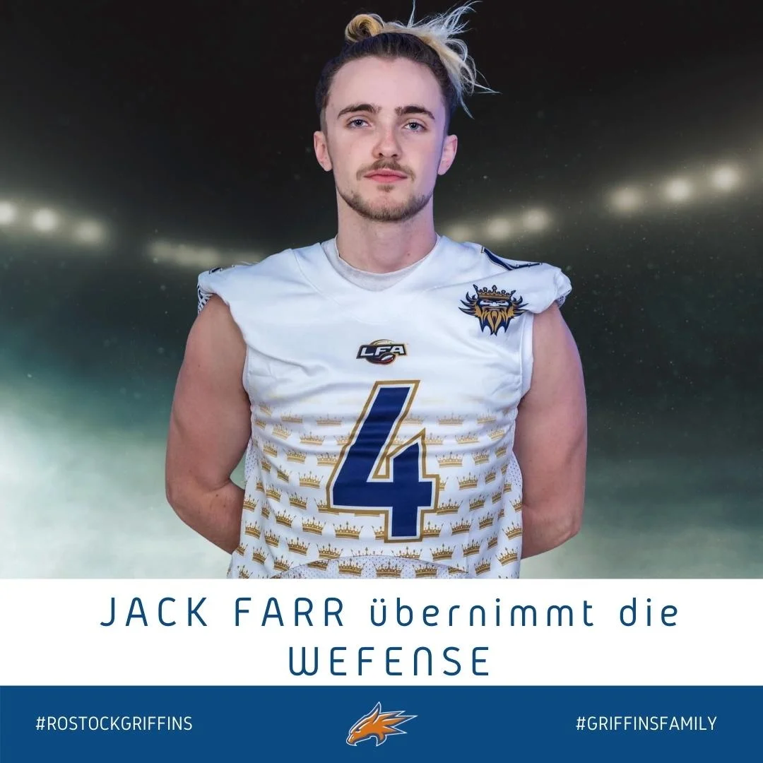 Neuzugang bei den Griffins: Coach Jack Farr
