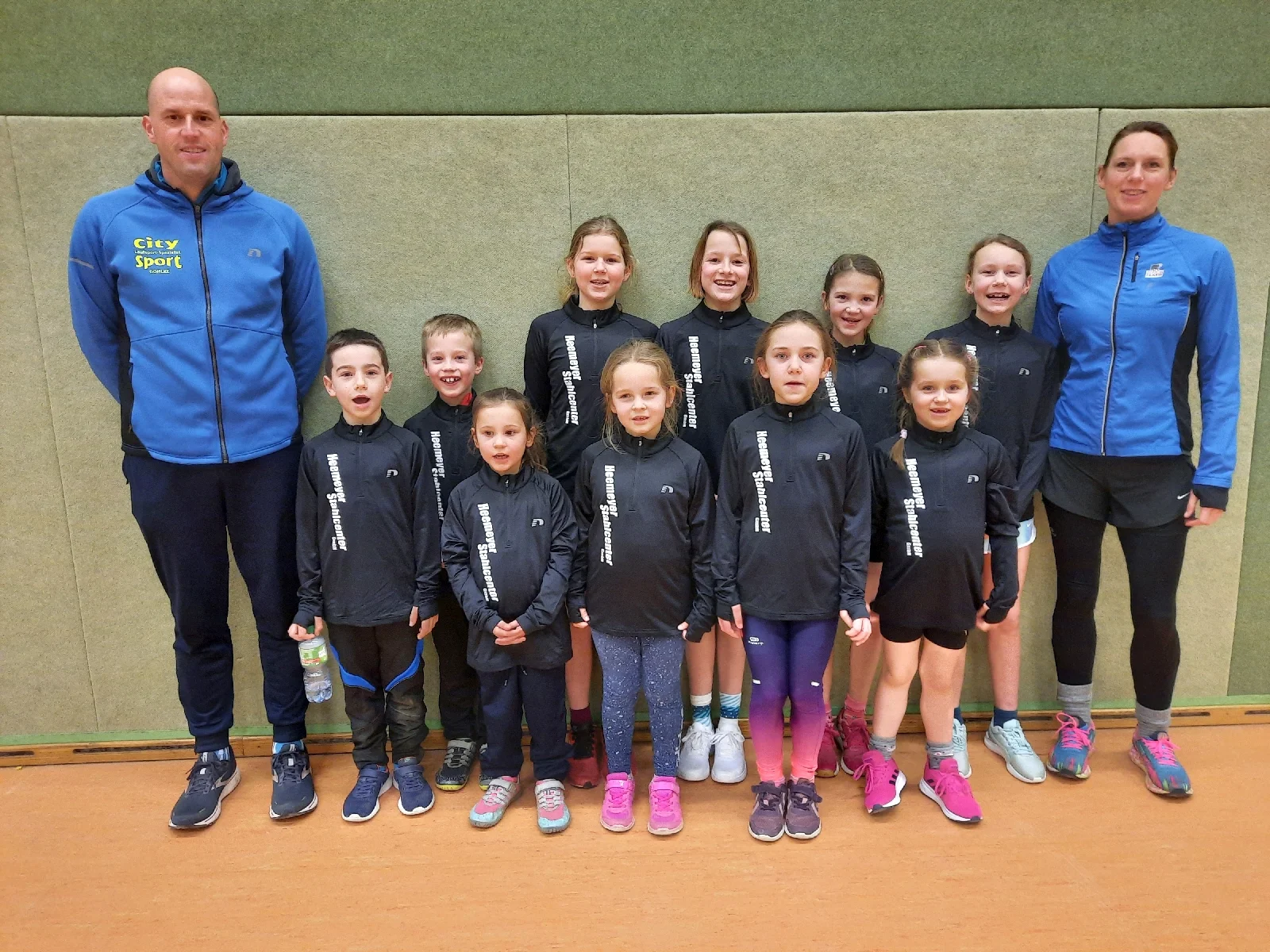 Das Foto zeigt Mädchen und Jungen der Laager Kinder-Trainingsgruppe. Foto: André Stache