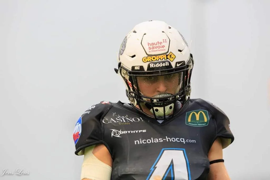 Amerikan Football - Valentin Roesch verstärkt die letzte Verteidigungsreihe der Griffins in 2022.